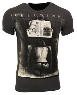 Religion Clothing T-Shirt REL Paper (L, Dark Metal) von Religion