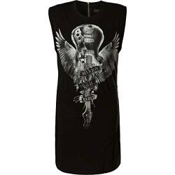 Religion Damen Kleid Phenomenom Dress 88EPHD17 Guitar Wings Graphic Shwarz, M von Religion