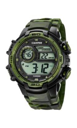 Calypso Herren Digital Quarz Uhr mit Plastik Armband K5723/2 von Relojes Calypso