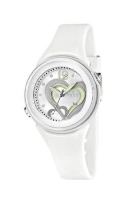Calypso Mdchen Analog Quarz Uhr mit Silikon Armband K5576/1 von Relojes Calypso