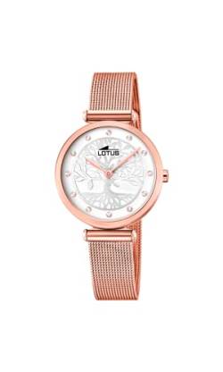 Lotus Damen Analog Quarz Uhr mit Edelstahl Armband 18710/1 von Relojes Lotus