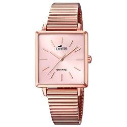 Lotus Uhr Für Damen 18717/1 Outlet Roségold Edelstahl Case RoségoldEdelstahl Band von Relojes Lotus