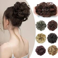 Haarknoten, synthetisches Haar, Stirnband, Haarverlängerung für Damen, Pferdeschwanz, modischer natürlicher Haarknoten (Blond) von Remanbo