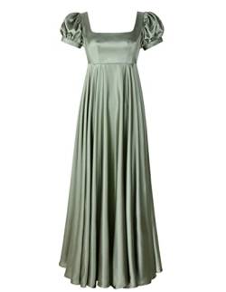ReminisceBoutique Regency Kleider für Damen Bridgerton Kleid Jane Austen Ballkleid Empire-Taille, Mintgrün, 34 von ReminisceBoutique