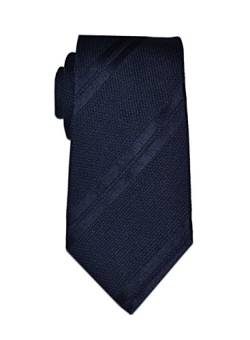 Remo Sartori - Schneider-Krawatte aus Seiden-Gaze, Ton in Ton gestreift, handgefertigt, hergestellt in Italien, für Herren, 630002, Blau, 630002 Einheitsgröße von Remo Sartori