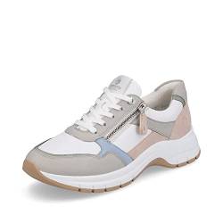 Remonte Damen D0G02 Sneaker, Vapor/Peppermint/Weiss/Aqua/Rose/Weiss / 80, 38 EU Weit von Remonte