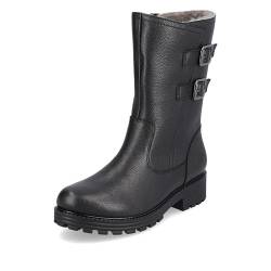 Remonte Damen D0W76 Halblange Stiefel, Schwarz/Schwarz / 01, 37 EU von Remonte