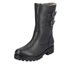 Remonte Damen D0W76 Halblange Stiefel, Schwarz/Schwarz / 01, 40 EU von Remonte