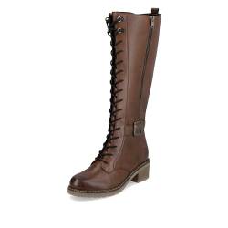 Remonte Damen D1A74 Kniehohe Stiefel, Chestnut/Chestnut / 22, 39 EU von Remonte