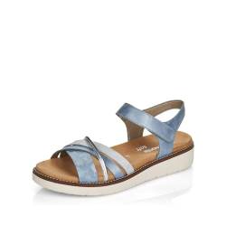 Remonte Damen D2058 Sandale, blau, 36 EU von Remonte