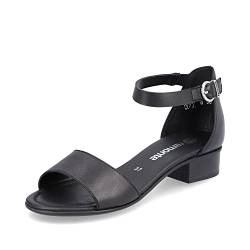 Remonte Damen Klassische Sandalen D0P50, Frauen Sandalen,freizeitschuhe,schuhe,strandschuhe,sandaletten,bequem,sommerschuhe,schwarz,41 EU / 7.5 UK von Remonte