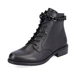 Remonte Damen Klassische Stiefeletten D0F74, Frauen Stiefeletten,lose Einlage,flach,boots,stiefel,bootee,booties,halbstiefel,schwarz,38 EU / 5 UK von Remonte