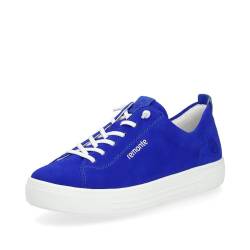 Remonte Damen Low-Top Sneaker D0913, Frauen Halbschuhe,lose Einlage,straßenschuhe,Strassenschuhe,Freizeitschuhe,Turnschuhe,Laufschuhe,blau (14),38 EU von Remonte