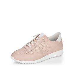 Remonte Damen Low-Top Sneaker D3100, Frauen Halbschuhe,lose Einlage,Sportschuhe,Freizeitschuhe,Turnschuhe,Laufschuhe,Lady,rosa,40 EU / 6.5 UK von Remonte