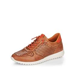 Remonte Damen Low-Top Sneaker D3103, Frauen Halbschuhe,lose Einlage,Woman,Lady,Ladies,Halbschuhe,straßenschuhe,Sportschuhe,braun Kombi,39 EU / 6 UK von Remonte