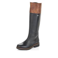 Remonte Damen R6581-bootie Stiefelette, Schwarz Black Brown 02, 37 EU Weit von Remonte