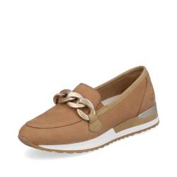 Remonte Damen Slipper R2544, Frauen Slip On,lose Einlage,Halbschuhe,Slides,Schlupfschuhe,schluepfschuhe,Loafer,College Schuhe,Slip-ons,beige (60),38 EU von Remonte