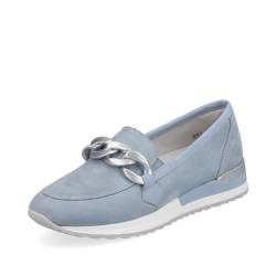 Remonte Damen Slipper R2544, Frauen Slip On,lose Einlage,schluepfschuhe,College Schuhe,Businessschuhe,Slip-ons,Mokassins,Halbschuhe,blau (10),37 EU von Remonte