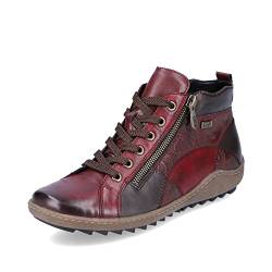 Remonte Damen Sneaker R1467, Frauen Schnürschuhe,lose Einlage,schnürschuhe,schnürer,Sneaker,Halbschuhe,lace-up,rot Kombi,37 EU / 4 UK von Remonte