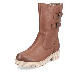 Remonte Damen Winterstiefel D0W76, Frauen Stiefel,lose Einlage,uebergangsschuhe,winterboots,halbschaftstiefel,warm,gefüttert,braun,41 EU / 7.5 UK von Remonte