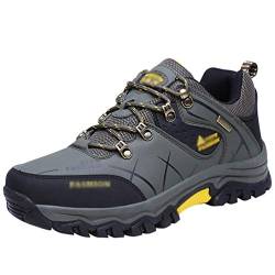 Rengzun Herren Wanderschuhe Trekkingstiefel Abenteuer Outdoor Sport Wanderhalbschuhe wasserdichte Verschleißfeste rutschfest Low-top Sneaker Trekkingschuhe Für Männer von Rengzun