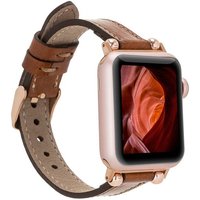 Renna Leather Uhrenarmband Apple Watch Band für Series 9/8/ULTRA/7/6/Se/6-1 Leder Uhrenarmband von Renna Leather