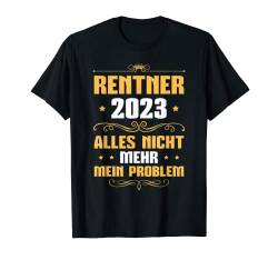 Herren Rentner 2023 Arbeitskollege Ruhestand Rente T-Shirt von Rente Deko Renteneintritt Zubehör Mann