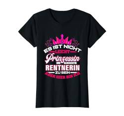 Prinzessin und Rentnerin für Rente Ruhestand Abschied Lustig T-Shirt von Rente und Pension Shop