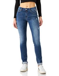 REPLAY Damen LUZIEN Jeans, 009 Medium Blue, 3032 von Replay