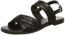 REPLAY Damen Nairobi T Flache Sandale, 003 Black, 37 EU von Replay