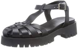 REPLAY Damen Palma Close Flache Sandale, 003 Black, 37 EU von Replay