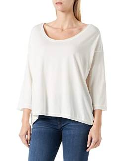 REPLAY Damen W3797 T-Shirt, 011 Natural White, L von Replay