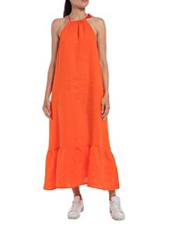 REPLAY Damen W9004 Kleid, 449 Bright ORANGE, S von Replay