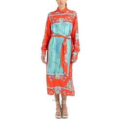 REPLAY Damen W9030 Kleid, 010 RED/Multicolor, L von Replay