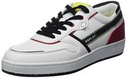 REPLAY Herren Bring Sport UNBROKE Sneaker, 079 White RED, 42 EU von Replay