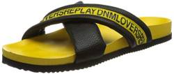 REPLAY Herren ULISSE-Baken Hausschuh, 009 Black Yellow, 41 EU von Replay