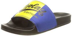 REPLAY Herren UP-Barbados Hausschuh, 330 Blue Yellow, 42 EU von Replay