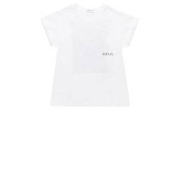REPLAY Mädchen SG7501 T-Shirt, 001 White, 14A von Replay