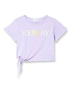 REPLAY Mädchen SG7511 T-Shirt, 921 Lavander, 10A von Replay