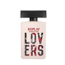 REPLAY - Signature lovers for woman Eau de Toilette - Blumenduft für Damen, süß, sinnlich, charmant, intensiv, elegant, sexy, entschieden, Flasche mit 100 ml von Replay