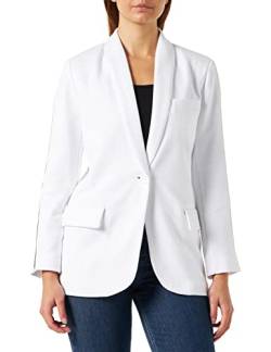 Replay Damen Blazer mit Seitenstreifen, Optical White 001 (Weiß), S von Replay