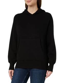 Replay Damen Hoodie mit Kapuze, Schwarz (Black 098), L von Replay