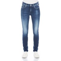 Replay Damen Jeans Luzien High Waist - Skinny Fit - Blau -Medium Blue von Replay