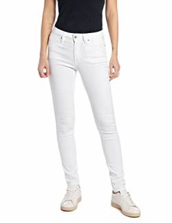 Replay Damen Jeans Luzien Skinny-Fit, Optical White 001 (Weiß), 30W / 32L von Replay