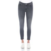 Replay Damen Jeans Luzien - Skinny Fit - Grau - Dark Grey von Replay