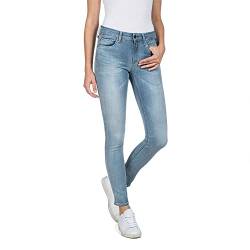 Replay Damen Jeans Luzien Skinny-Fit Hyperflex mit Stretch, Medium Blue 009 (Blau), 30W / 32L von Replay