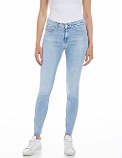 Replay Damen Jeans Luzien Skinny-Fit mit Comfort Stretch, Light Blue 010 (Blau), 25W / 32L von Replay