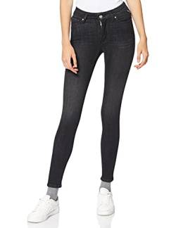 Replay Damen Jeans Luzien Skinny-Fit mit Power Stretch, Black 098 (Schwarz), 28W / 32L von Replay