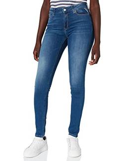 Replay Damen Jeans Luzien Skinny-Fit mit Power Stretch, Medium Blue 009 (Blau), 31W / 28L von Replay