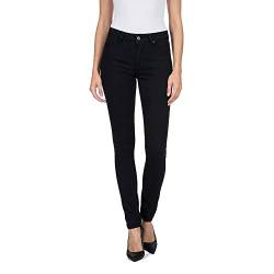 Replay Damen Jeans Luzien Skinny-Fit mit Stretch, Schwarz (Black 098), 32W / 30L von Replay